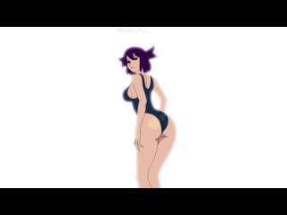 lena tikhonova (lena tikhonova) - twerks; big butt; 3d sex porno hentai; (by smolevn) [everlasting summer | endless summer]