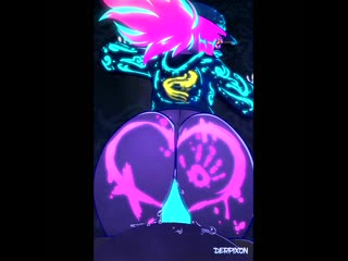 akali kda - gif; animation; big ass; doggystyle; touched ass; orgasm; 3d sex porno hentai; [league of legends]