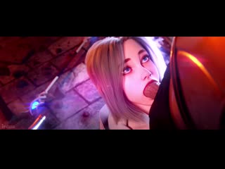 luxanna lux crownguard - oral sex; minet; blowjob; deepthroat; facefuck; 3d sex porno hentai; (by tyviania) [league of legends]