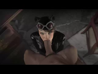catwoman - bbc; oral sex; minet; blowjob; deepthroat; facefuck; licking; 3d sex porno hentai; (by spok) [dc comics batman]