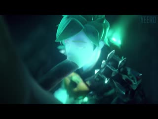 tracer - bbc; oral sex; minet; blowjob; deepthroat; facefuck; 3d sex porno hentai; (by yeero) [overwatch]
