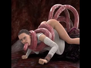 rey - tentacle; oral sex; blowjob; masturbation; vaginal; anal; double penetration; forced; 3d sex porno hentai; [star wars]