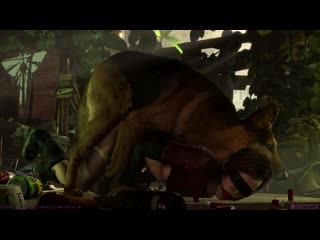 ellie x dog - doggystyle; vaginal fucked; forced; bdsm; stockings; 3d sex porno hentai; [the last of us]